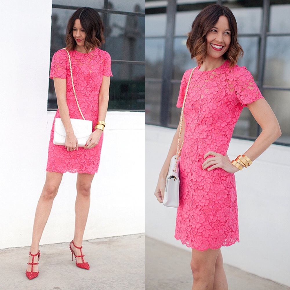 DKNY Lace Sheath Dress
